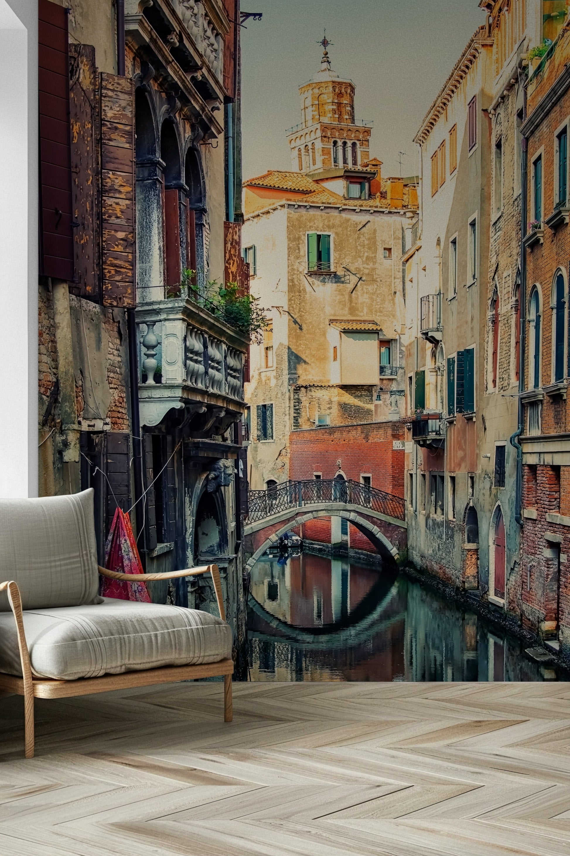 Old Italian architecture Canal View wallcovering home décor