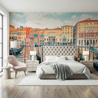 Wall décor, Venice Dreamscape print, classic European city scene.