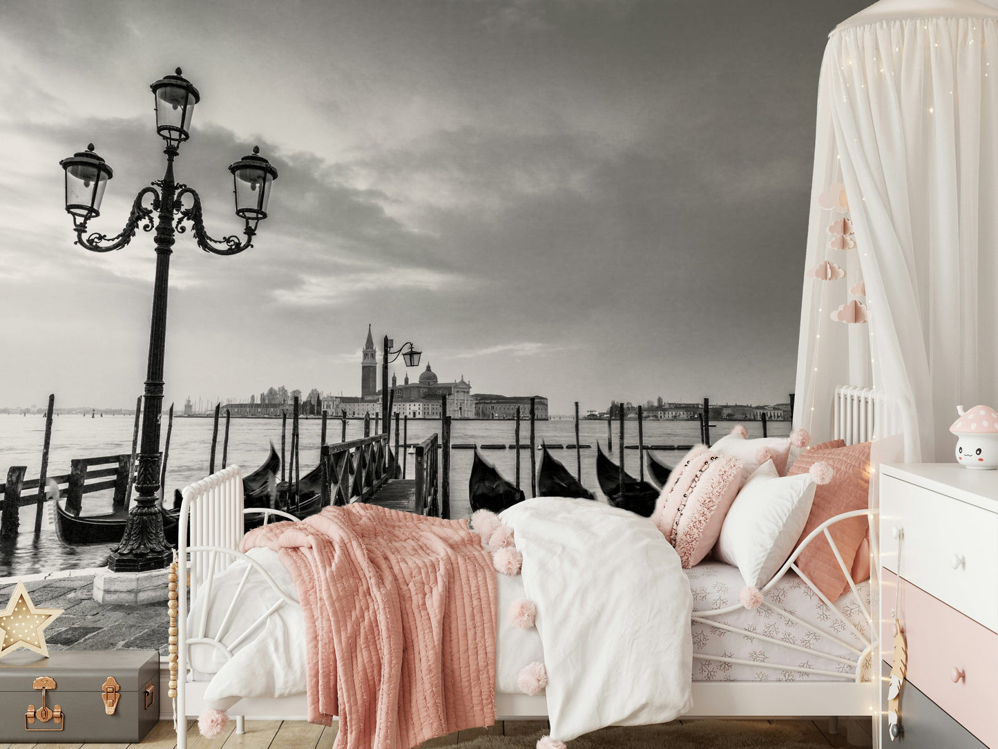 Lagoon Lights Wall Mural