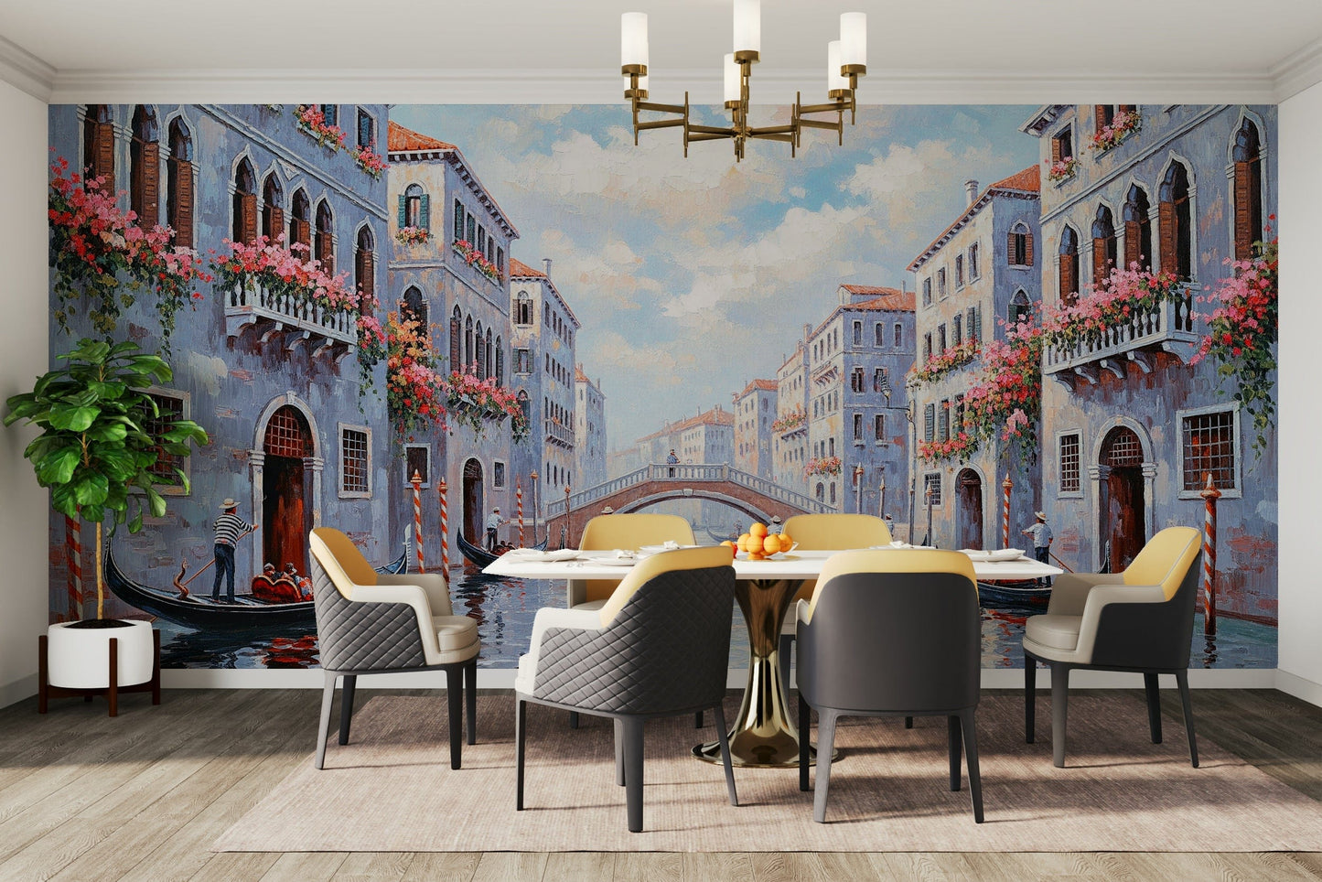 Wall decor showing the Grand Canal, Venice

