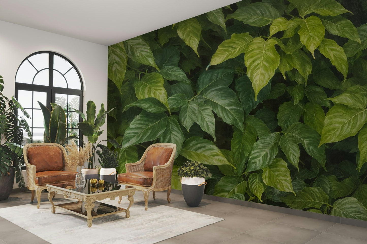 The composition is full, with no empty spaces.
