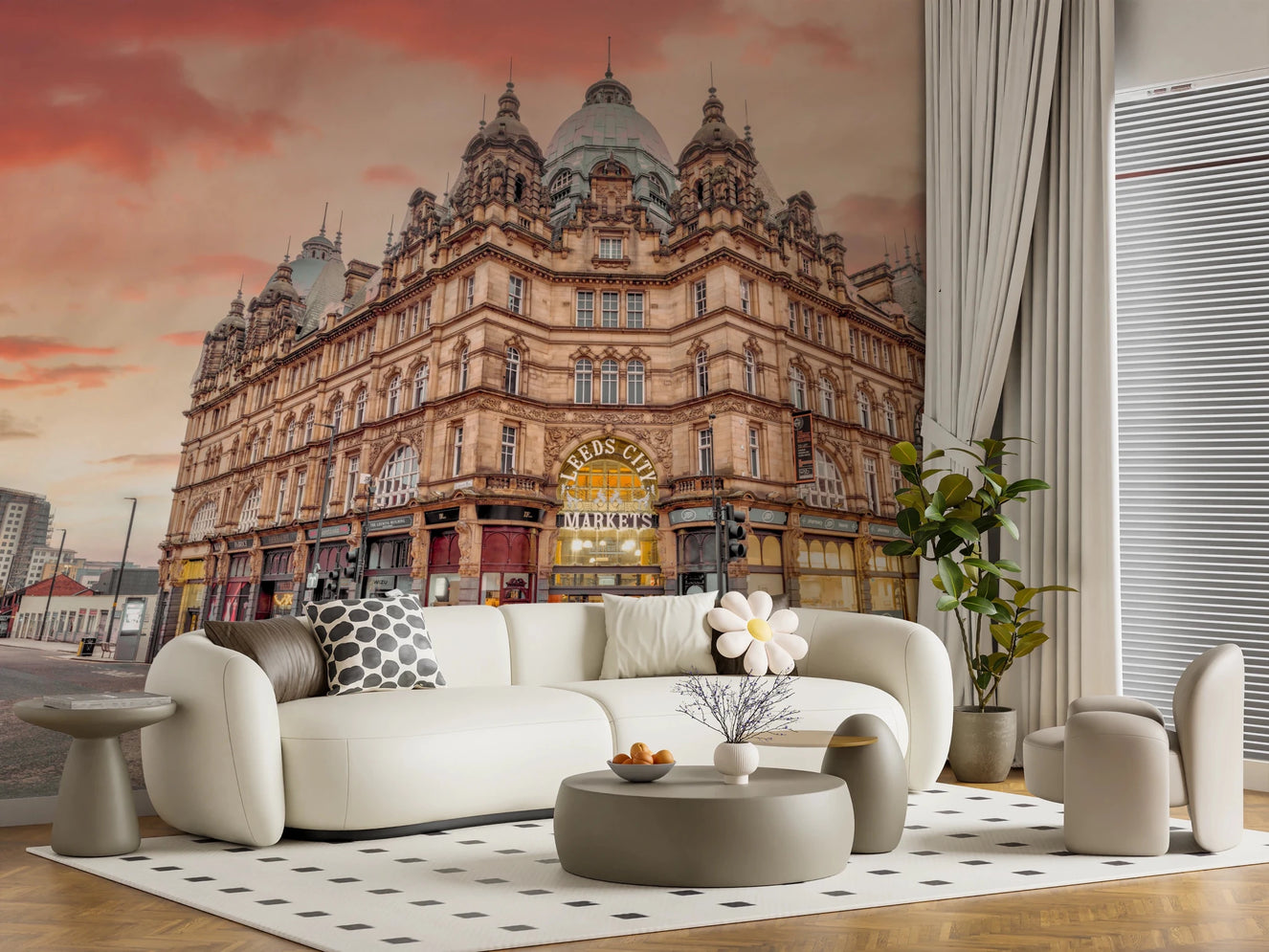 Vibrant Hub Wall Mural