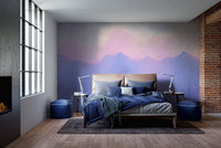 Pink & Purple Ombre Wallpaper Mural - Giffywalls