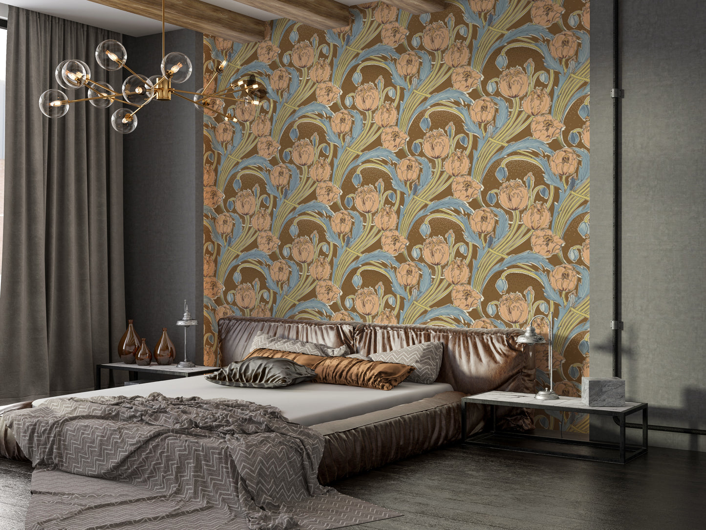 Victorian Cottage Garden wallpaper showcasing timeless garden charm.
