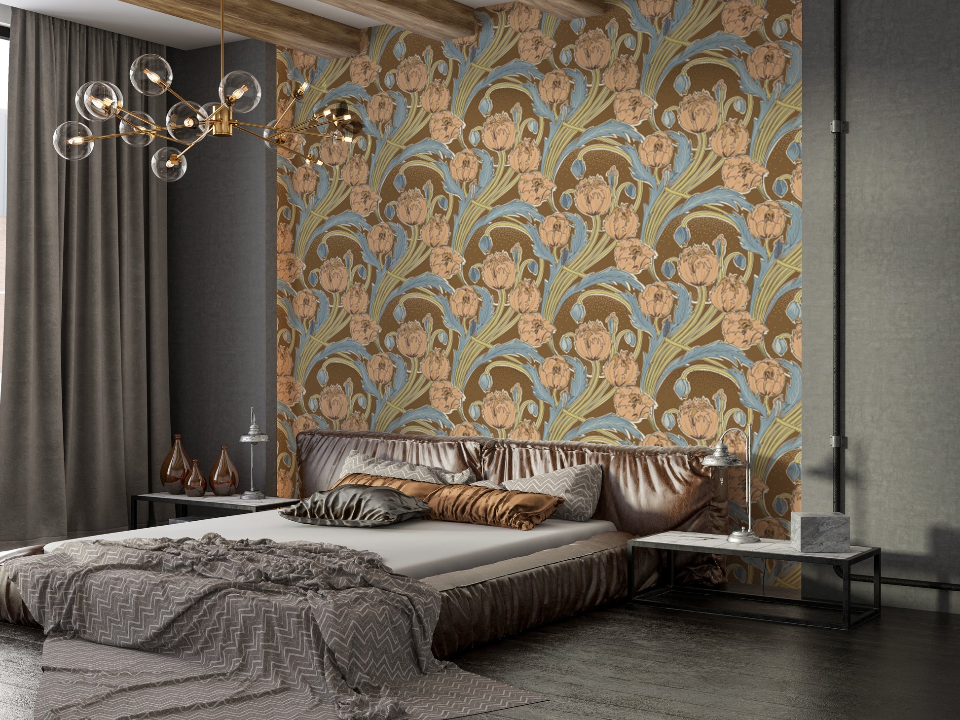 Victorian Cottage Garden wallpaper showcasing timeless garden charm.
