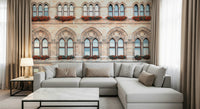 Refined European city wallpaper inspired by Vienna architecture