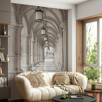 Vienna Opera House mural wallpaper with columns

