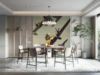 A beautiful romantic theme wallpaper mural for a modern home.

