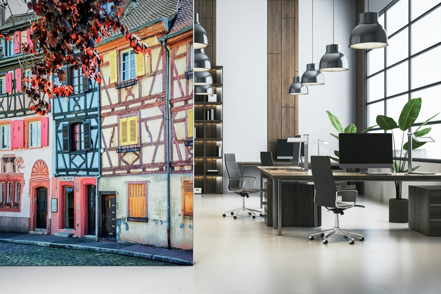 Vintage Alsace Wall Mural