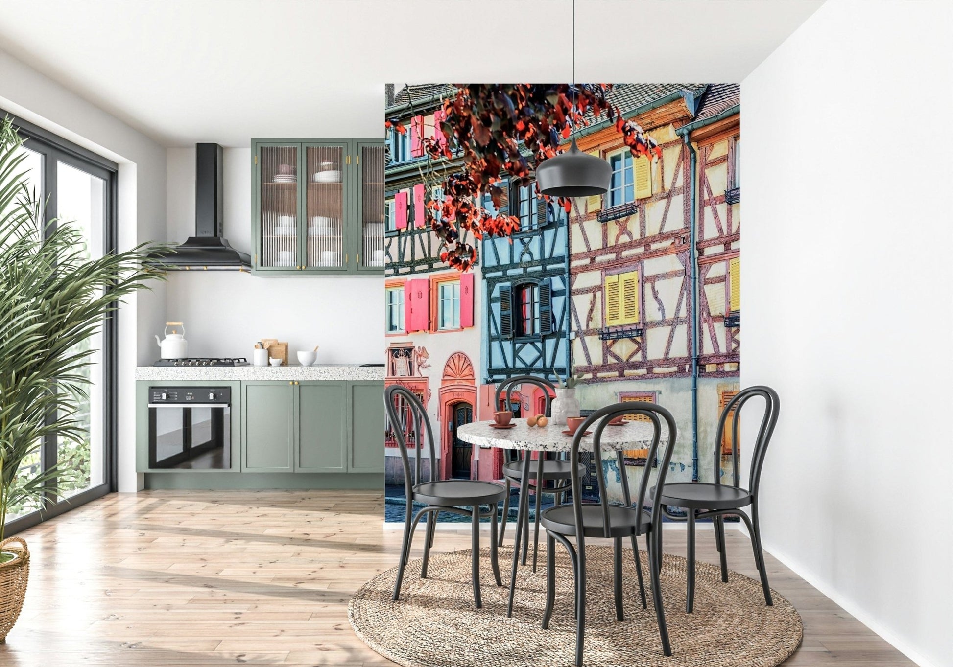 Vintage Alsace Wall Mural