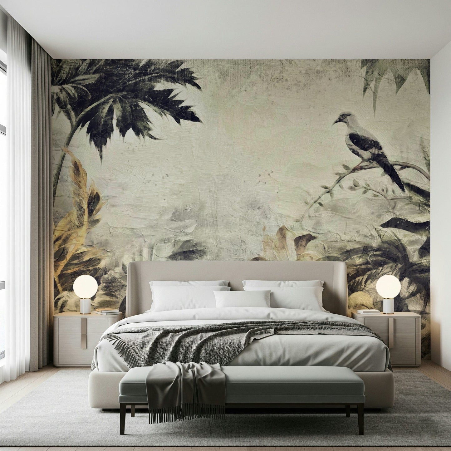 Vintage Bird Haven Wall Mural -2530885
