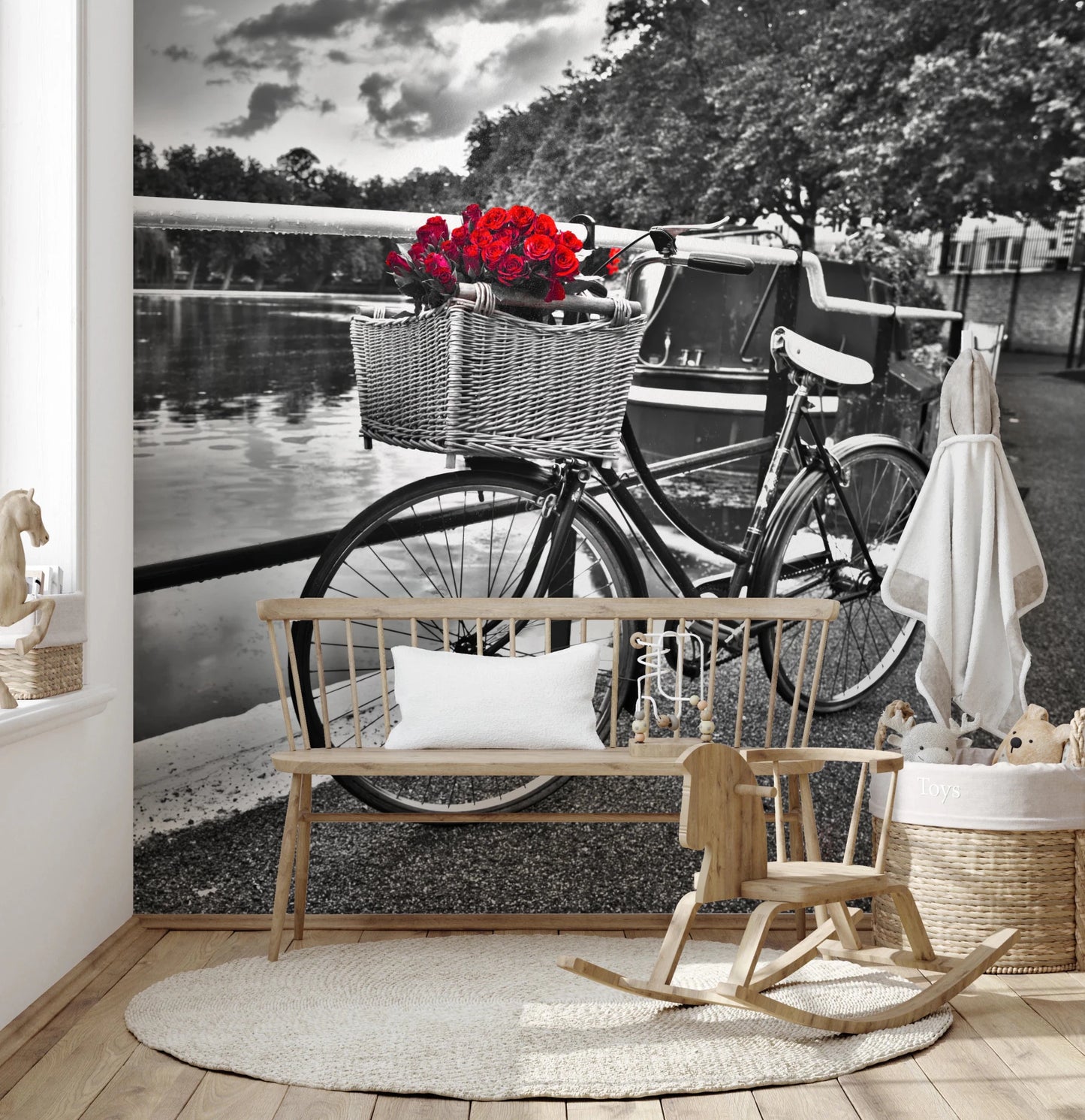 Vintage Bloom Ride Wall Mural