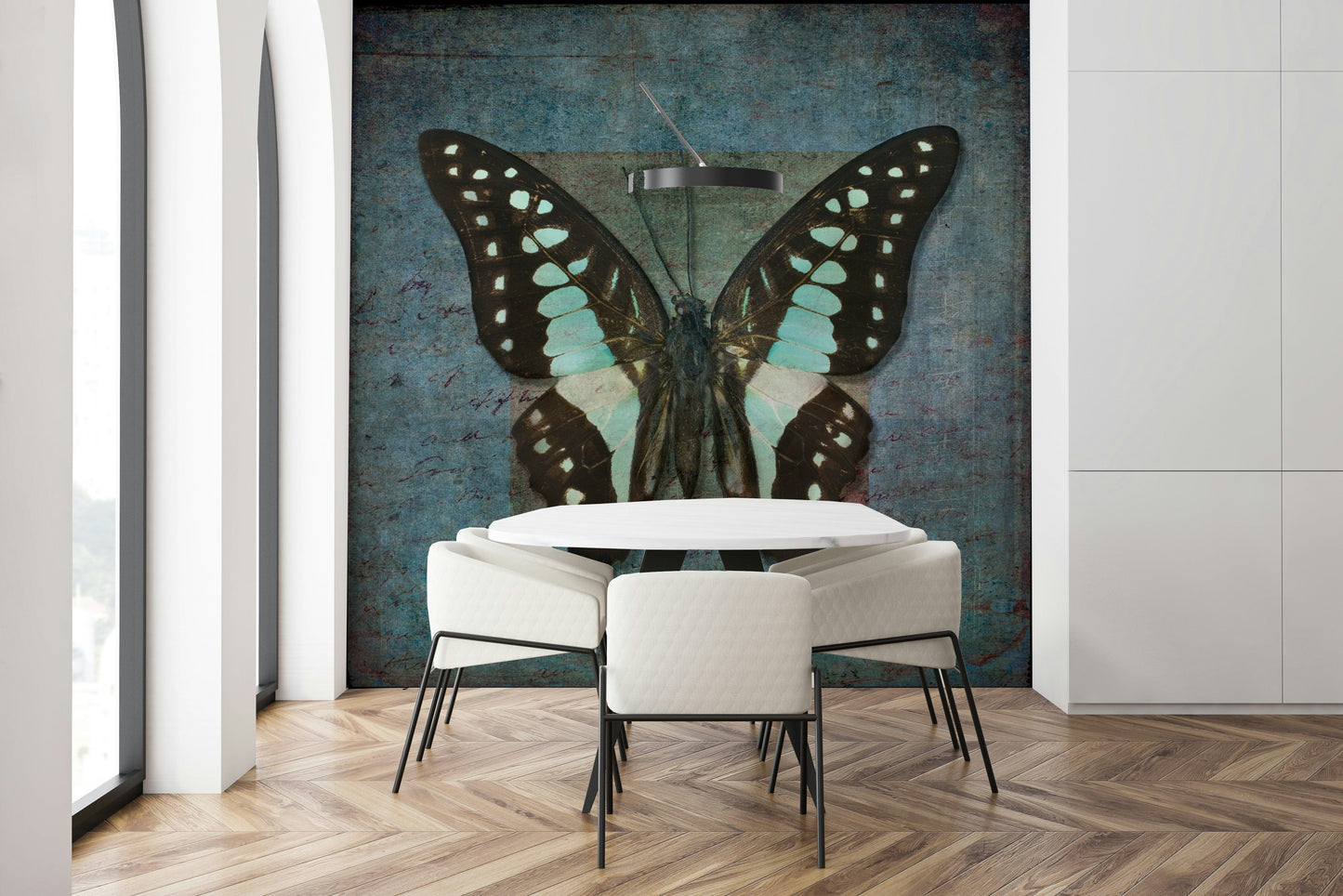 Whispering Butterfly Aura Wall Mural