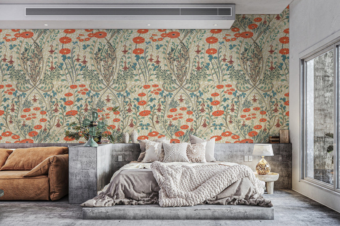 Floral Vintage Symphony peel and stick wallpaper