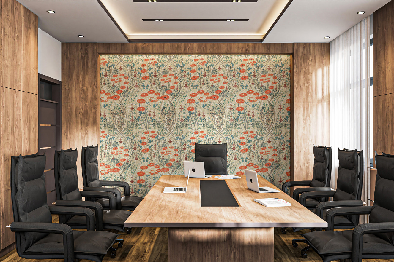 Floral Vintage Symphony Wallpaper