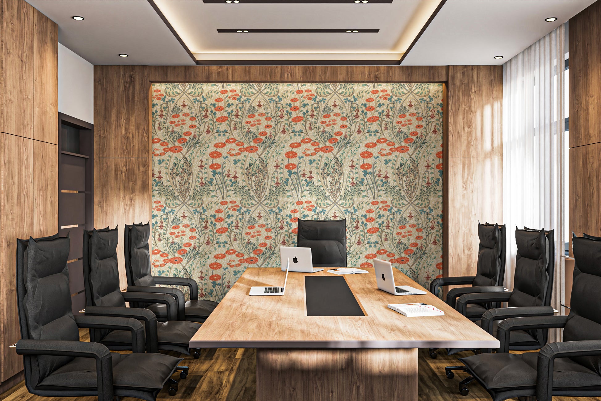 Floral Vintage Symphony Wallpaper