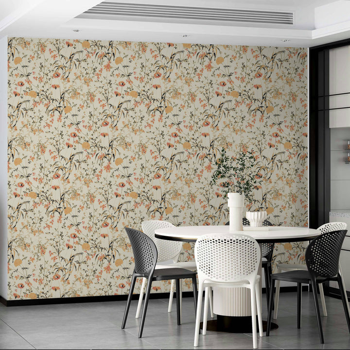Subtle Summer warm wallpaper for walls