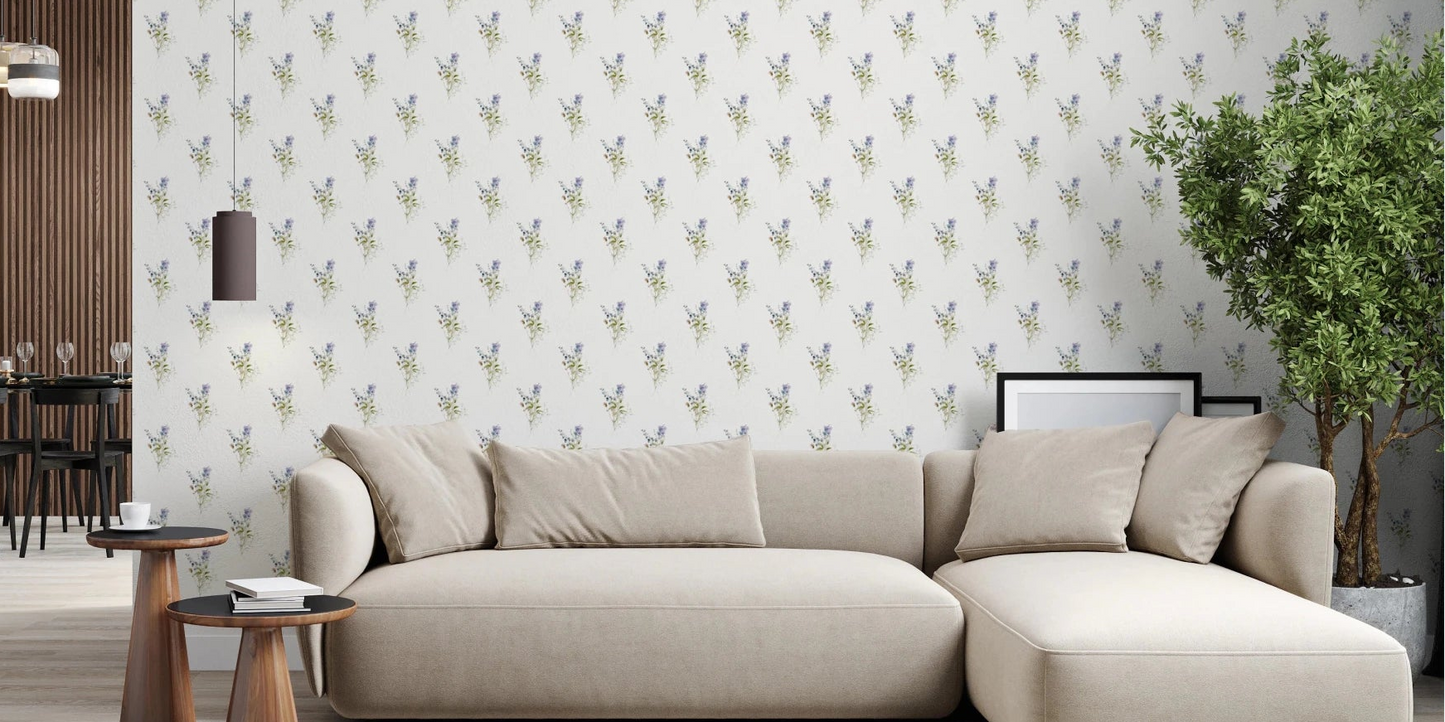 Vintage Floral Whispers Wallpaper⁠