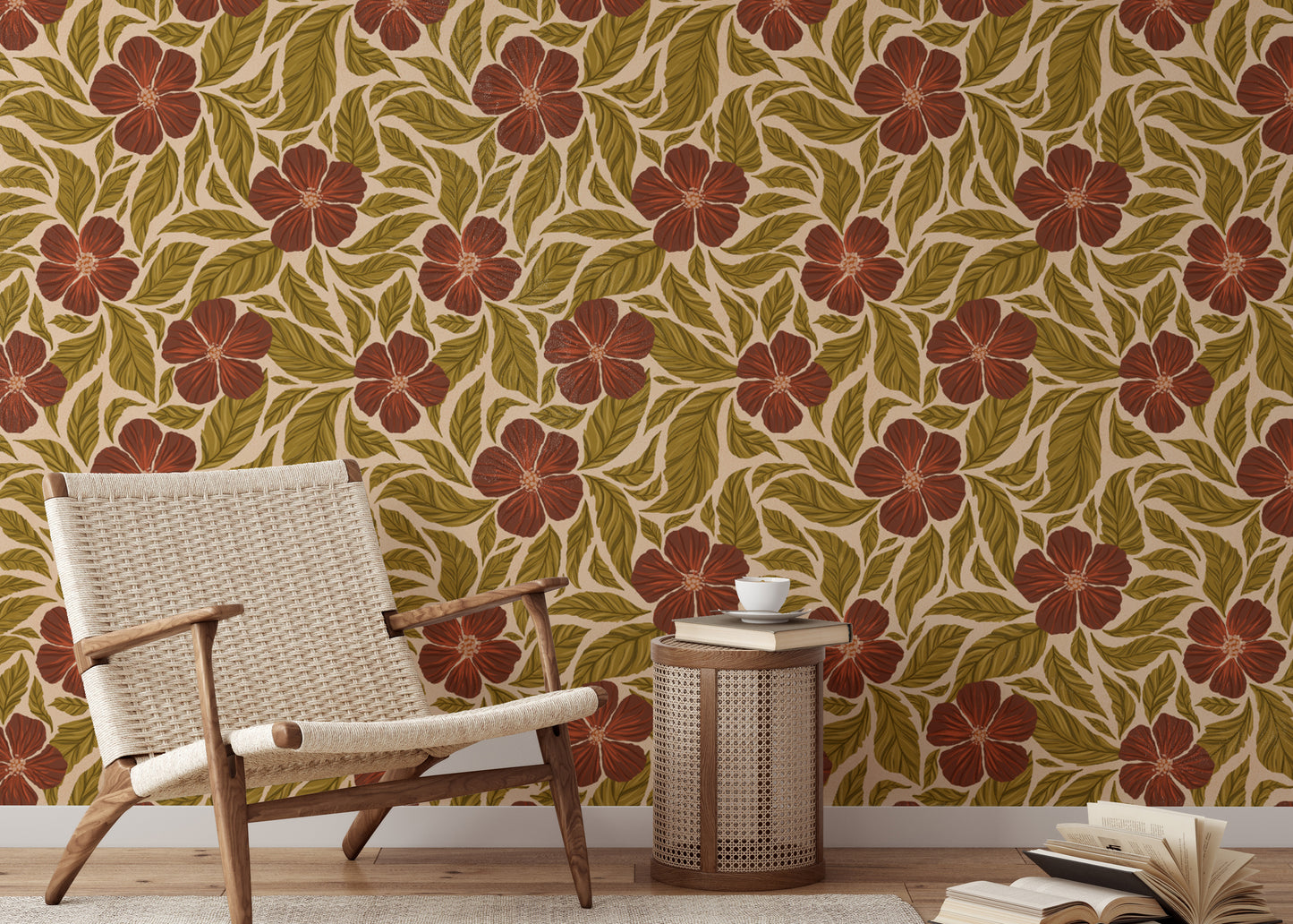 Vintage Flowers Dance Wallpaper - Giffywalls
