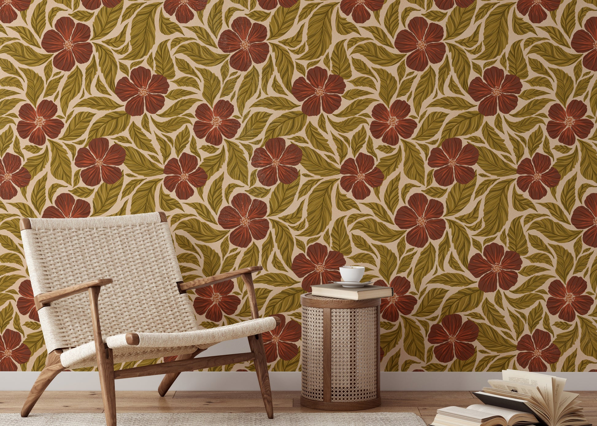 Vintage Flowers Dance Wallpaper - Giffywalls