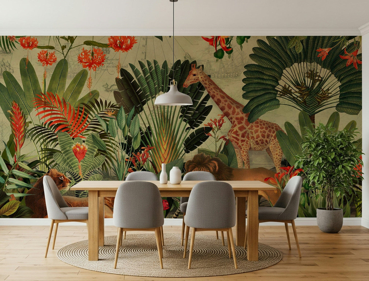 Vintage Explorer's Dream Wall Mural