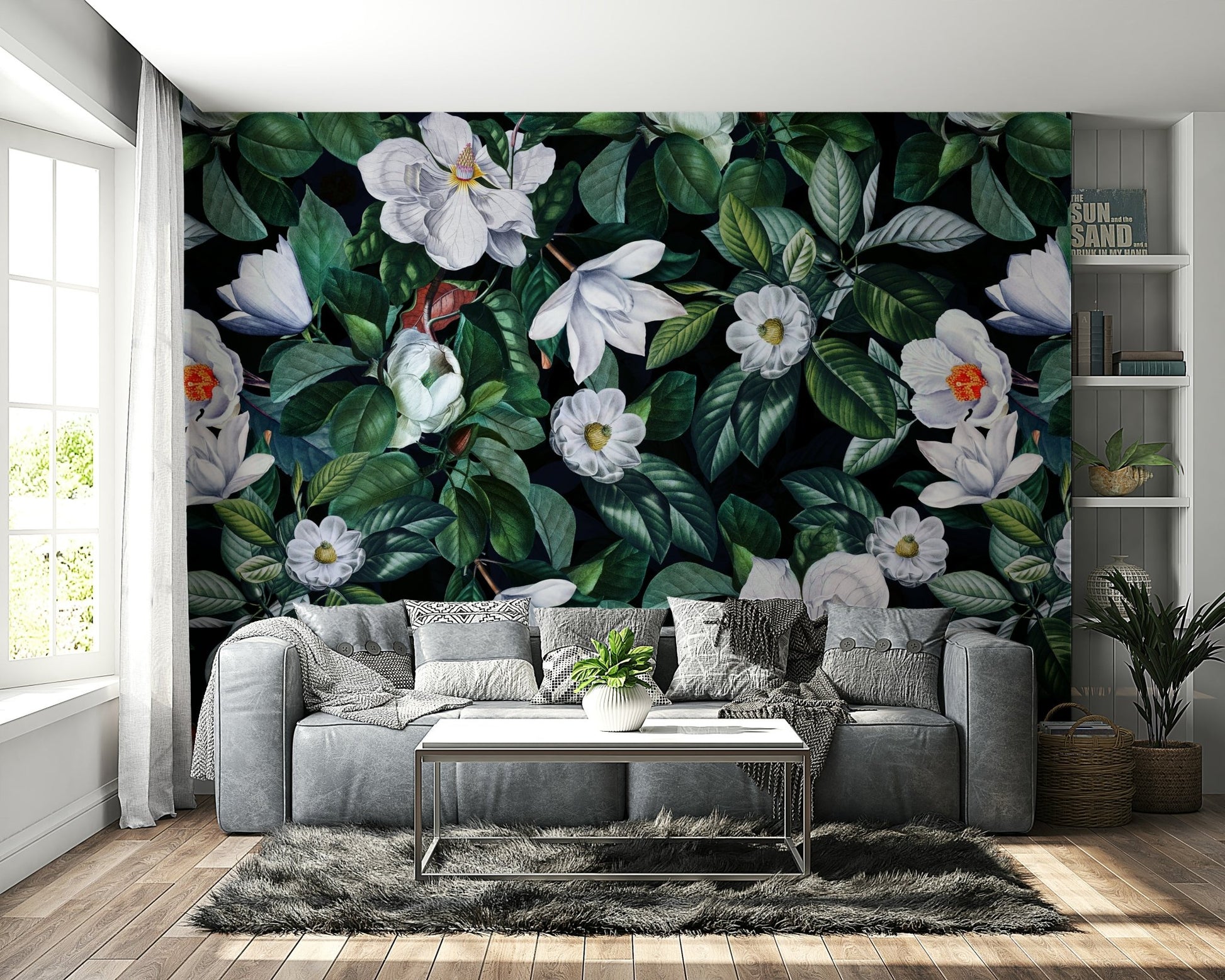 The colors are rich and dramatic, including deep reds, purples, and blues.

