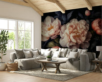 Elegant flower wall mural

