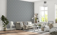 VINTAGE TEAL DAMASK Wallpaper⁠