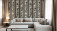 Vintage Trailing Foliage Brown Wallpaper⁠
