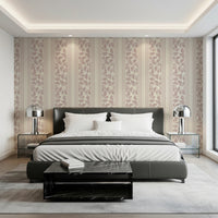 Vintage Trailing Foliage Mauve Wallpaper⁠