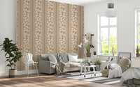 Vintage Trailing Foliage Tan Wallpaper⁠