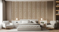 Vintage Trailing Foliage Tan Wallpaper⁠