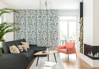 Peaceful Watercolor Bloom Serenity decorative paper soothing bedroom atmosphere.