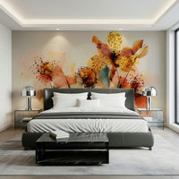 Watercolor Bloom Wall Mural