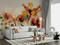 Watercolor Bloom Wall Mural
