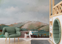 Watercolor Mountain wallpaper