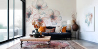 Watercolor Petals Wall Mural