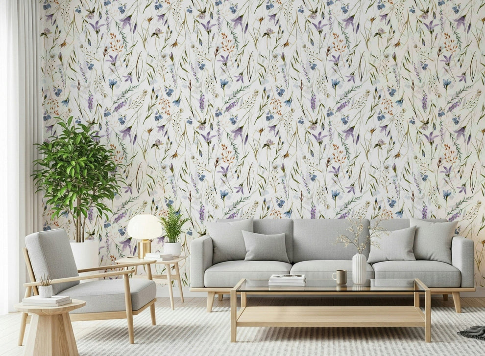 Watercolor Wildflower Wallpaper