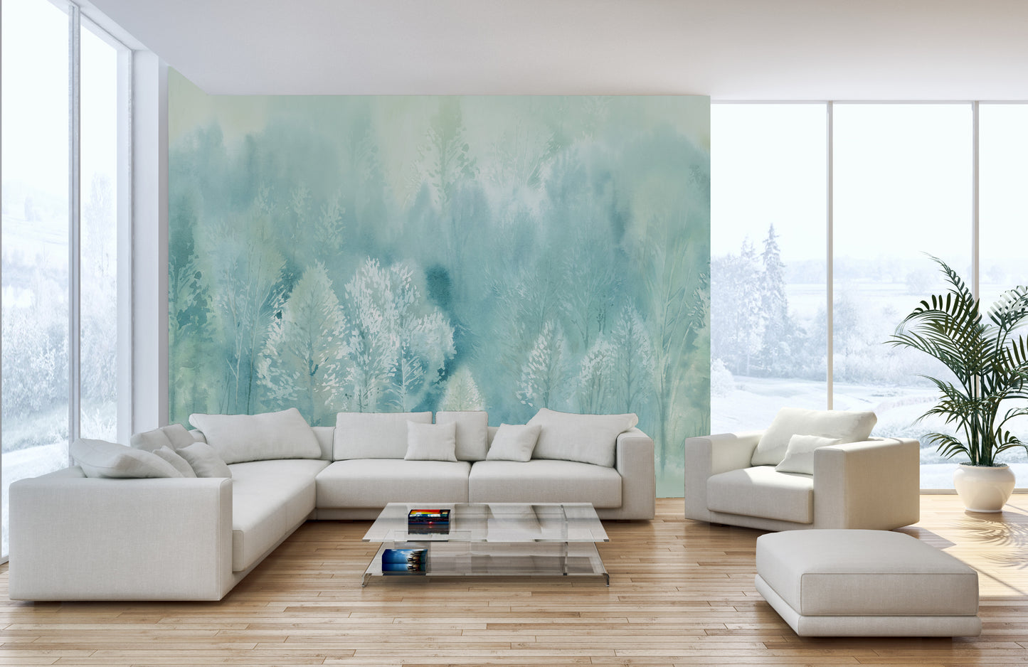 Watercolor Tree Wallpaper Murals - Giffywalls