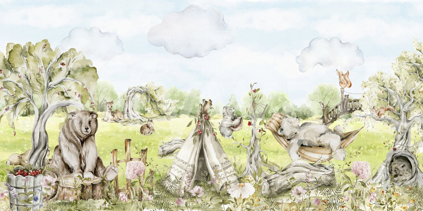 Unique animal-themed wallpaper with a creative twist.

