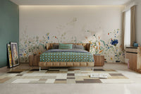 Nursery wildflower wallpaper

