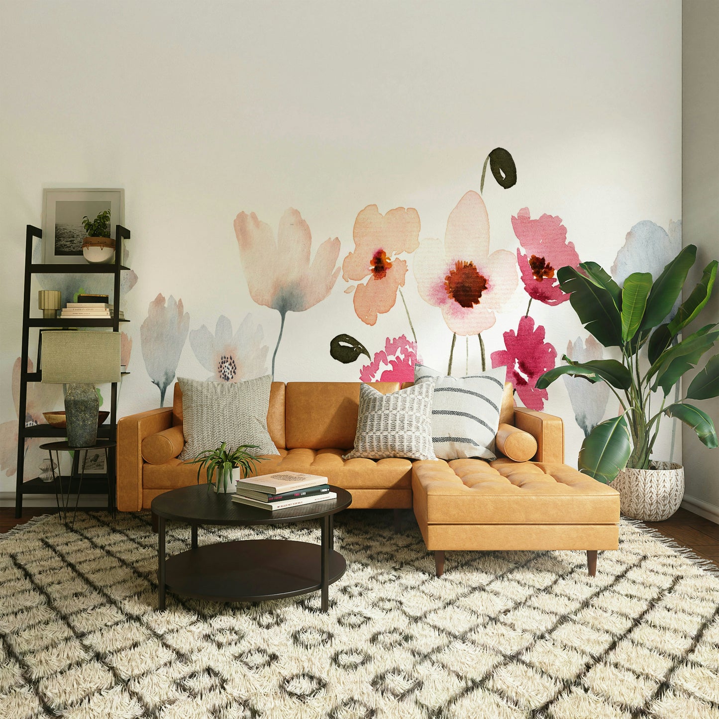 Watercolor Wildflower Wallpaper