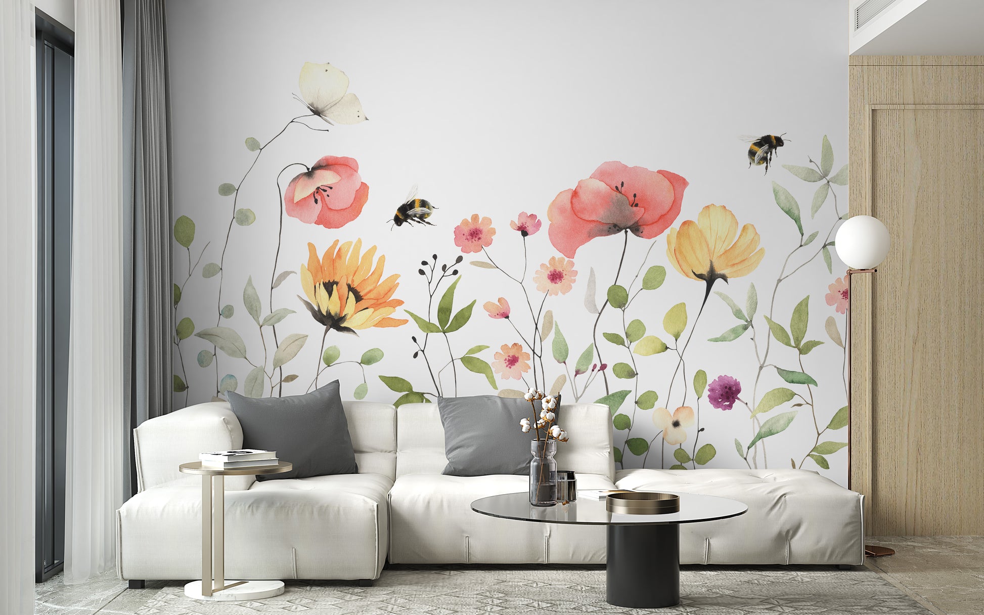 Watercolor Wildflower Wallpaper - Giffywalls