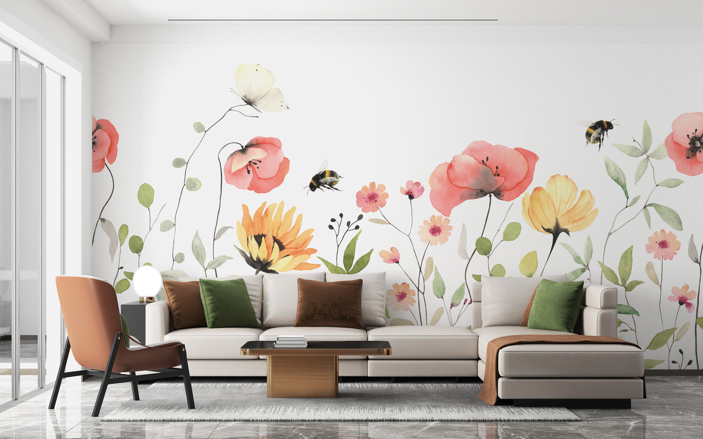Watercolor Wildflower Wallpaper - Giffywalls