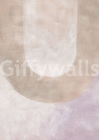 Contemporary neutral wall art print

