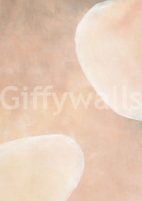 Modern minimal wallpaper in sand tones

