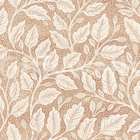 Decorative brown foliage wallpaper print


