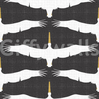 Peaceful gray wallpaper featuring spoonbills in motion

