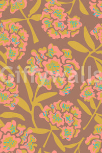 Timeless floral wallpaper design

