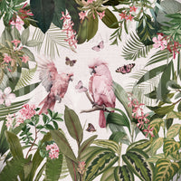 Wallpaper with delicate natural motifs

